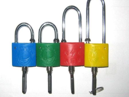 室外塑钢挂锁|通用钥匙塑钢锁|电力专用塑钢挂锁|供电公司塑钢锁